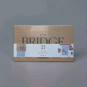 Printworks Classic Bridge Set Coffee Table Game New Sealed Travel